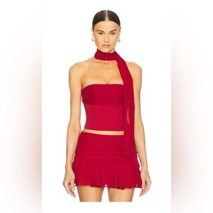 Loba Red Monica Corset. Size XXS